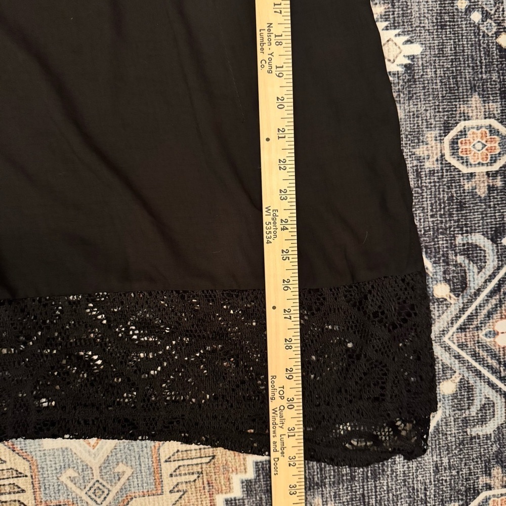 Merona Women’s Black Lace Swimsuit Cover-Up Size Small - Picture 11 of 11